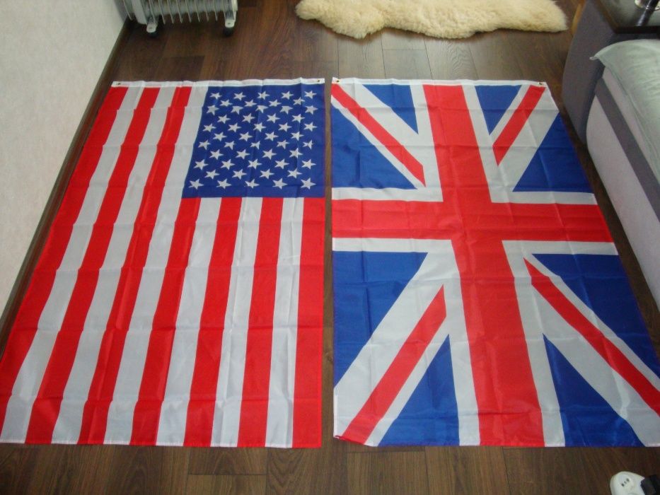 флаги  США ,Англии,наволочки для подушек