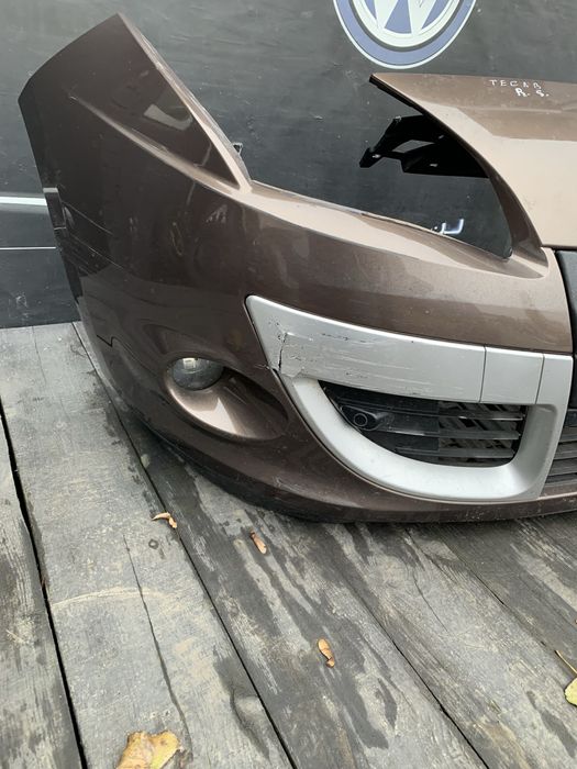 Бампер передній рено сценік 3 запчастини авторозборка фари оптика