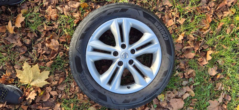 4szt - Felgi Nissan Qashqai  5x114,3  17" Koła Opony Zimowe 215/60 R17