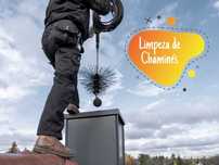 Limpeza de chaminés de lareira, recuperadores de calor, salamandras...