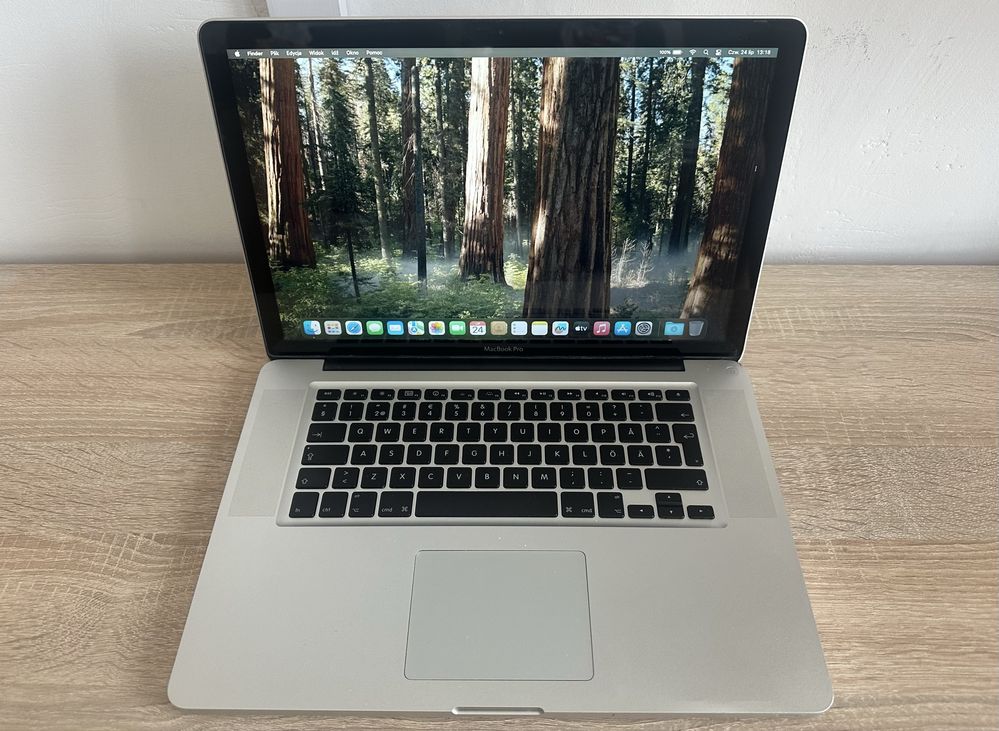 Laptop Apple MacBook PRO 15"! Najnowszy MacOS 15 Sequoia! DOWÓZ!!