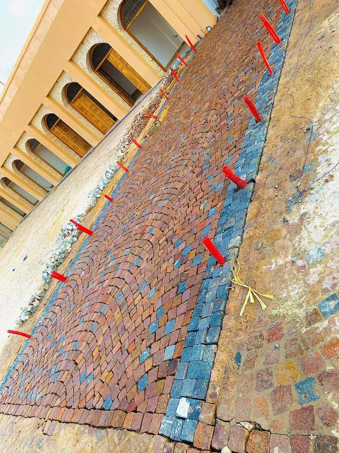 Calçada pavê gralha, lancil.