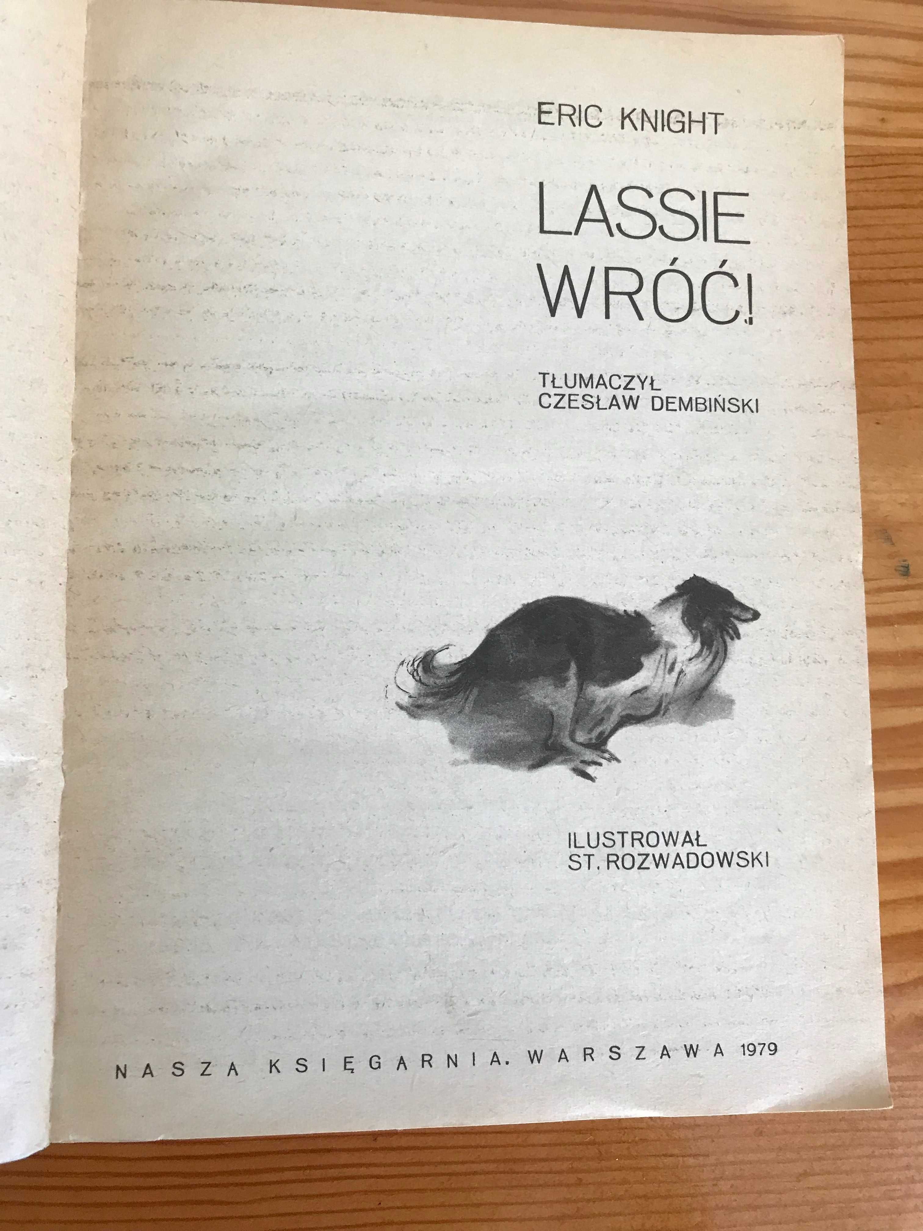 Lassie wróć - E. Knight - 1979r.