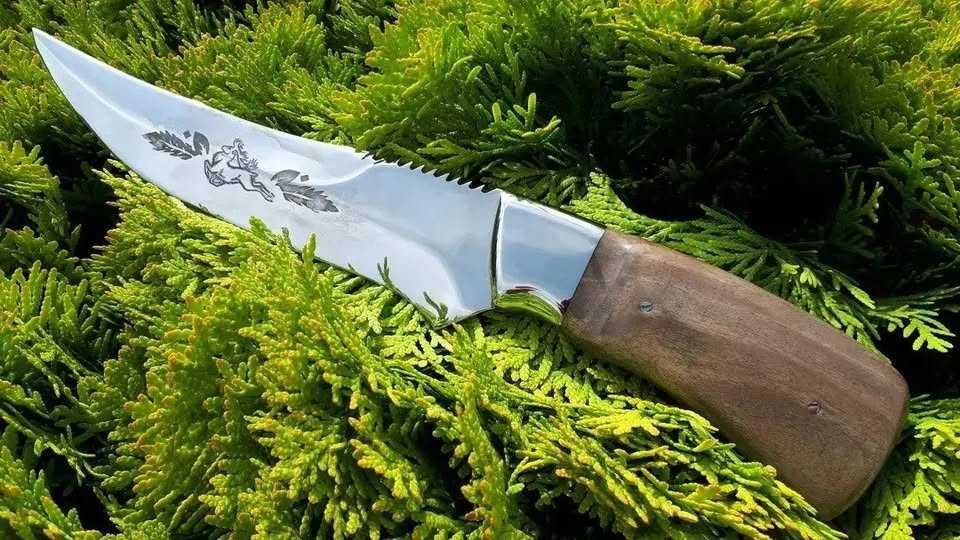 Nóż myśliwski Rambo finka Hunter custom  ręcznie robiony Bushcraft