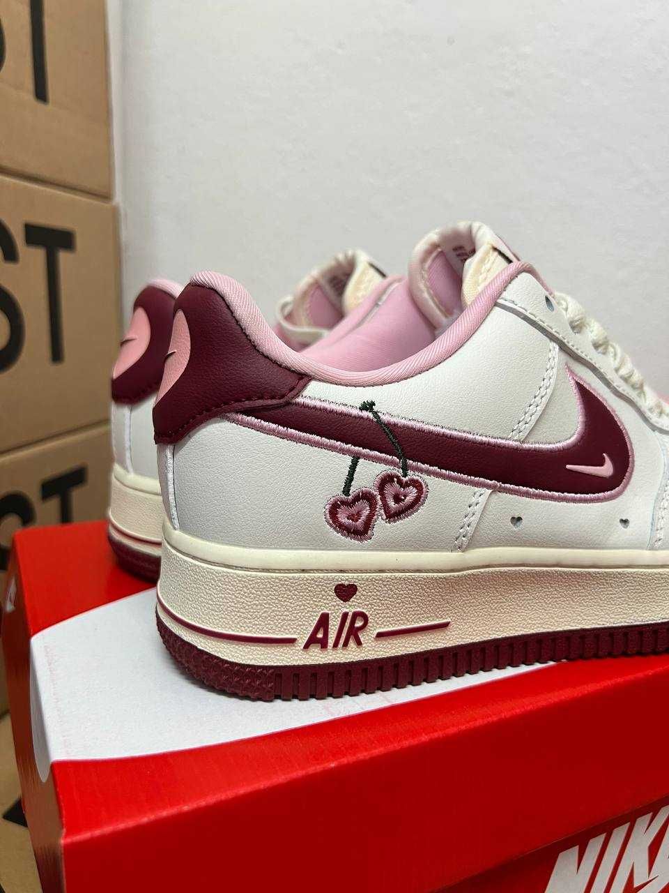 Кроссовки Nike Air force 1 low cherry / Найк Аир Форс розовые 37 38 39