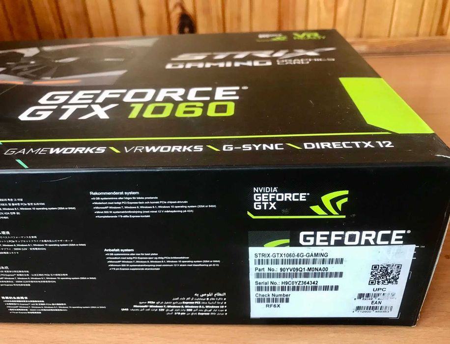 відіокарта ASUS ROG STRIX-GTX1060-O6G-GAMING 6Gb - S.T.A.L.K.E.R. 2!