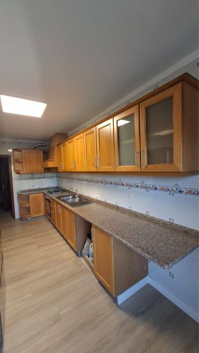 Armario de cozinha com pedra