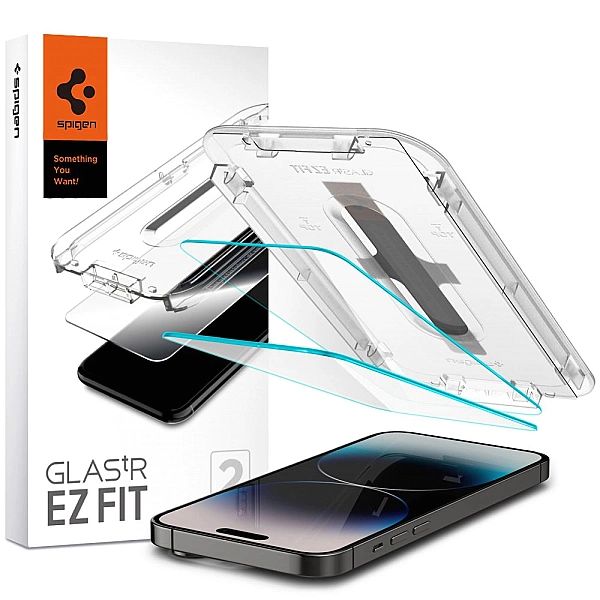 Szkło Hartowane Spigen Glas.tr ”Ez Fit” 2-Pack Iphone 14 Pro Clear
