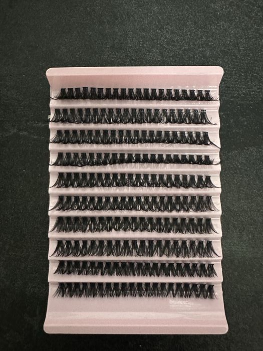 АКЦІЯ,Вії вдома, Вії пучкові 40Д, набір вій для самостійного нарощення