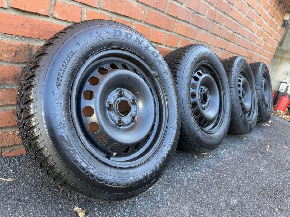 Комплект резина 2022 195 55 15 зима та диски ДИСКИ 5 112 VW SKODA