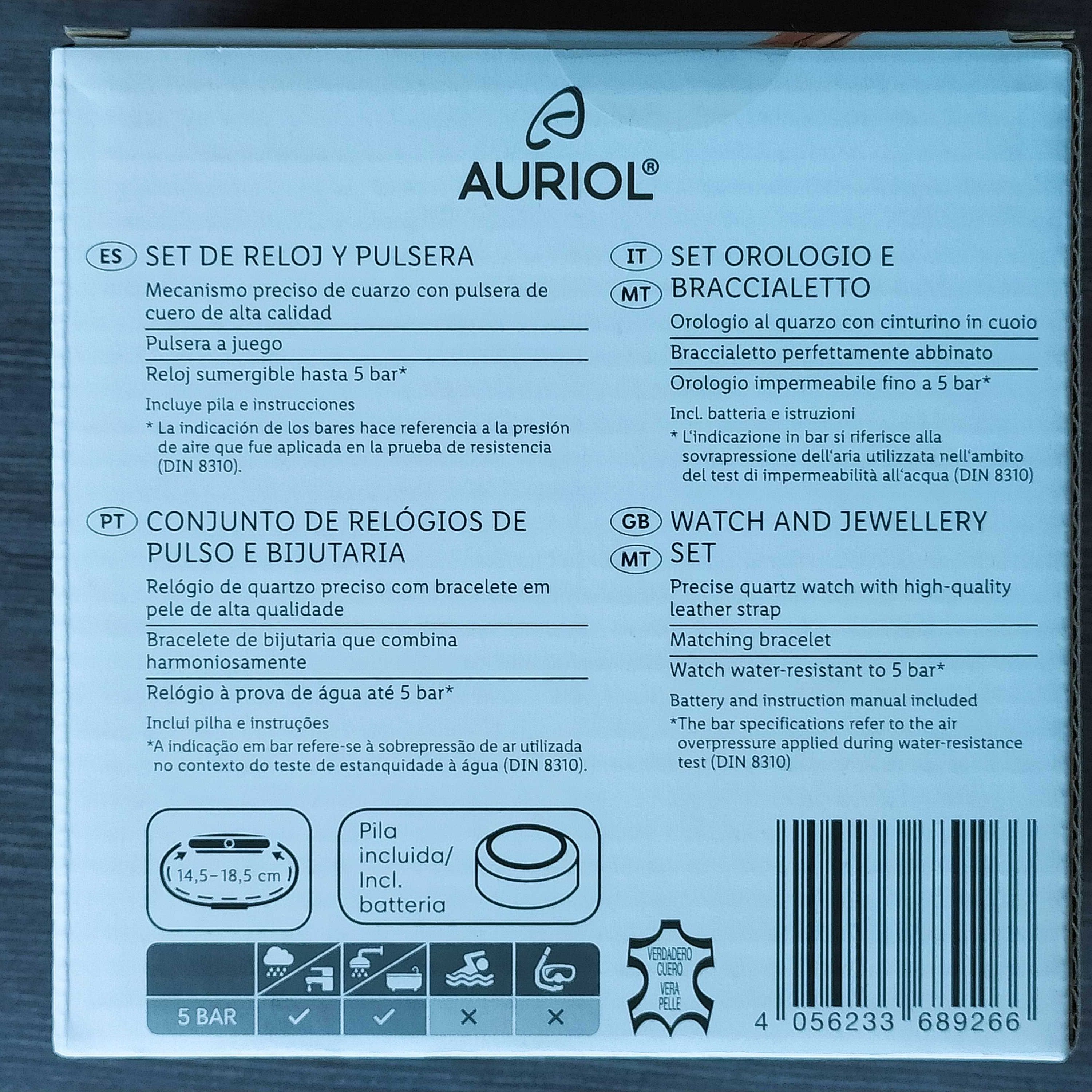 Relógio Auriol para senhora/menina NOVO