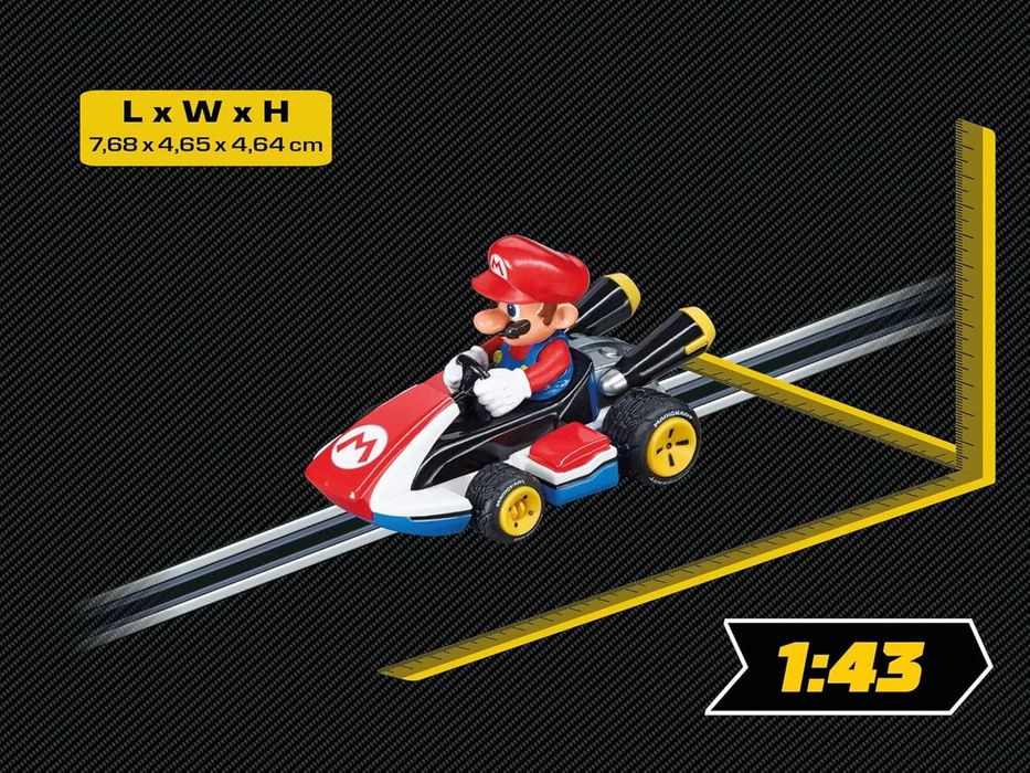 Carrera GO !! Super Mario Mały Samochód Wyscigowy