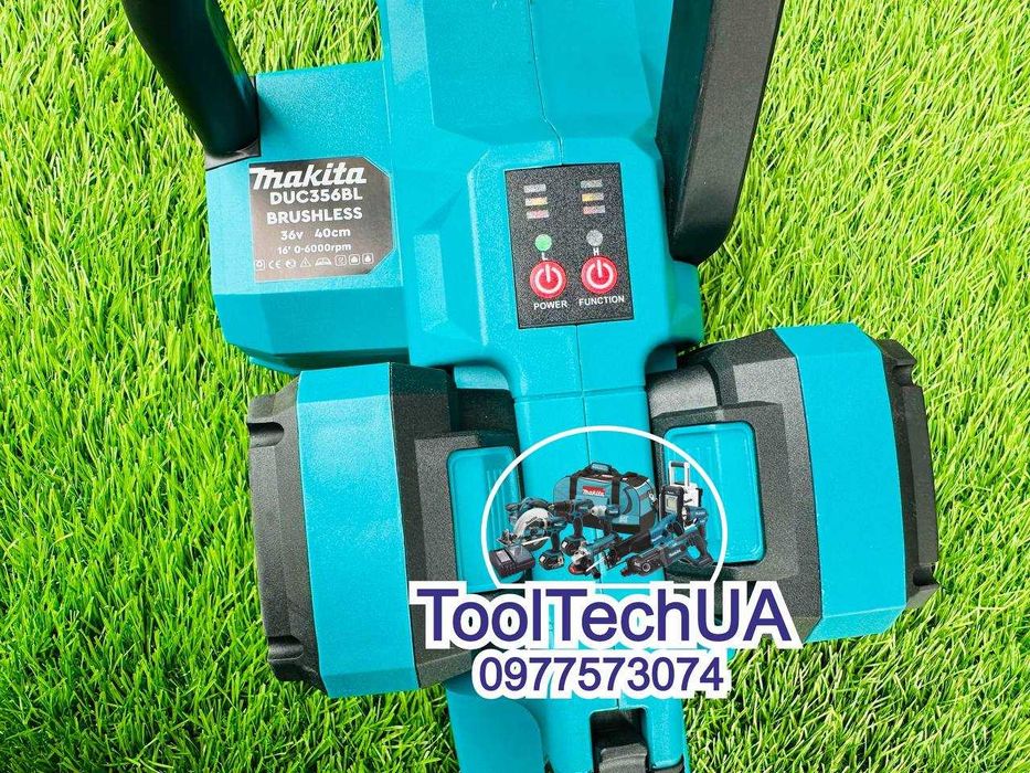 Акумуляторна цепна пила Makita DUC356BL Зарядка на 2 АКБ 36/8 2 режими