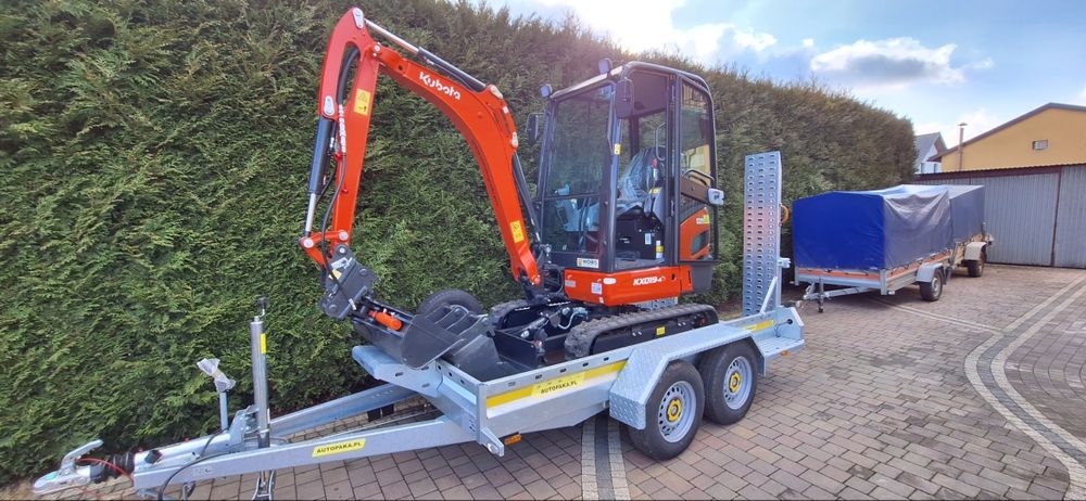 Przyczepa Wark pod minikoparkę 2500 dmc cena brutto f-vat