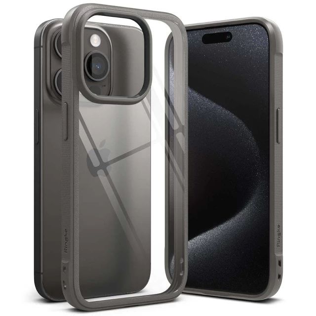 Чохол Ringke Fusion Bold для iPhone 15 Pro - Grey