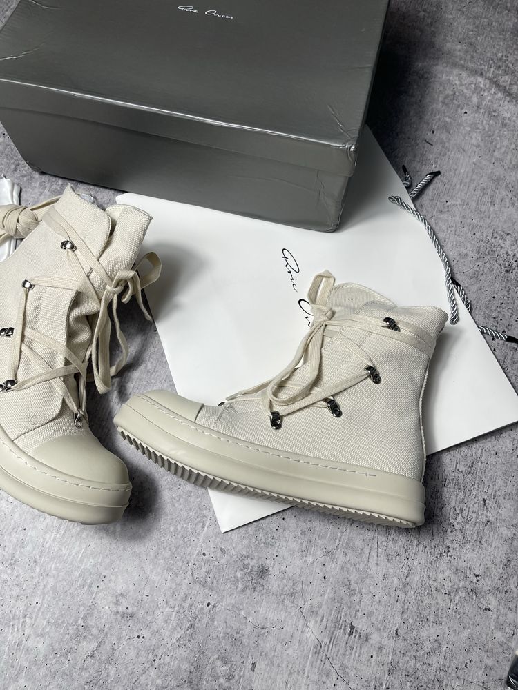 Кросівки Rick owens Hexagram white кеди рік овенс білі