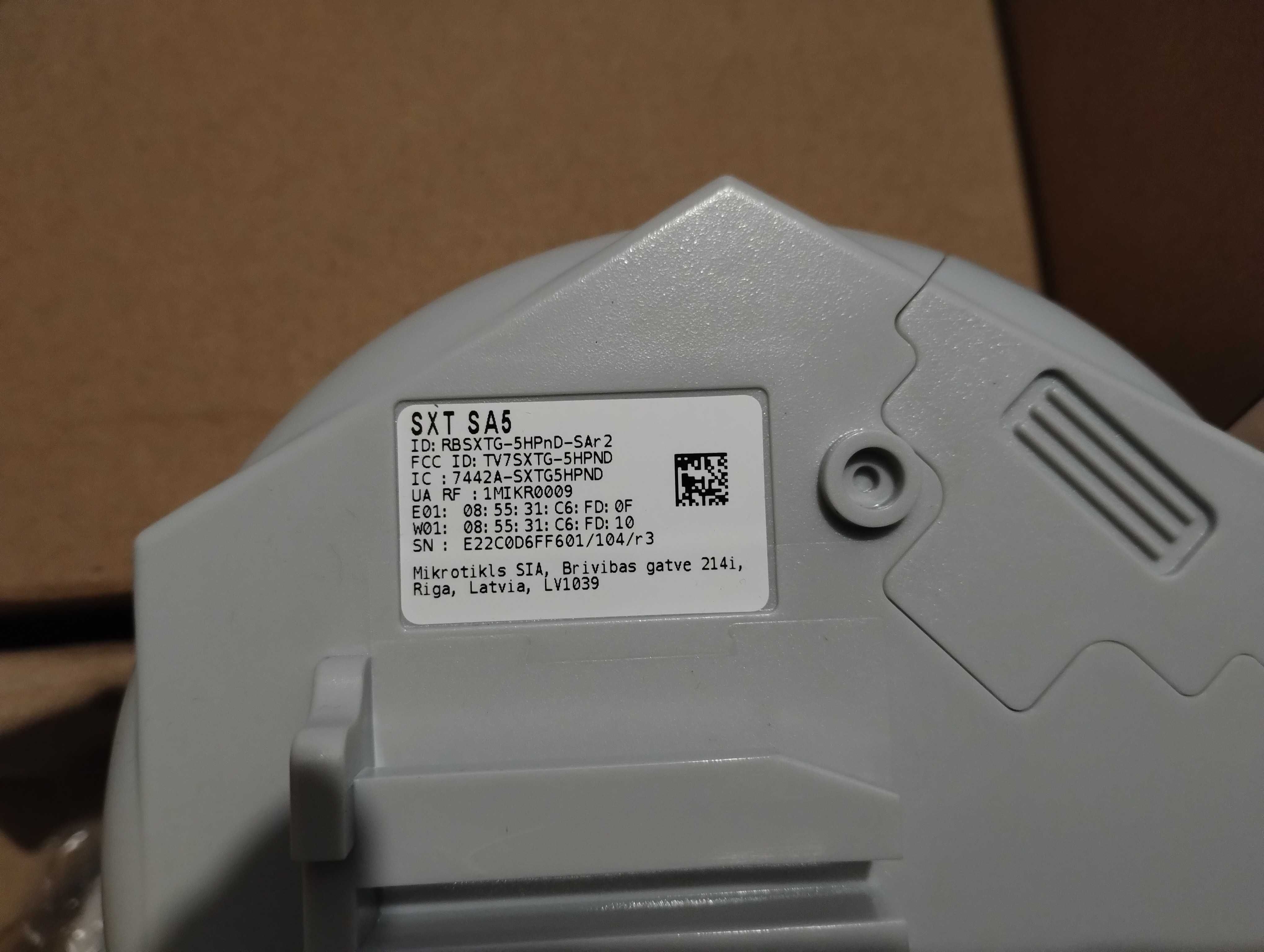 MikroTik SXT SA5 (RBSXTG-5HPnD-SAr2) RouterOS L4