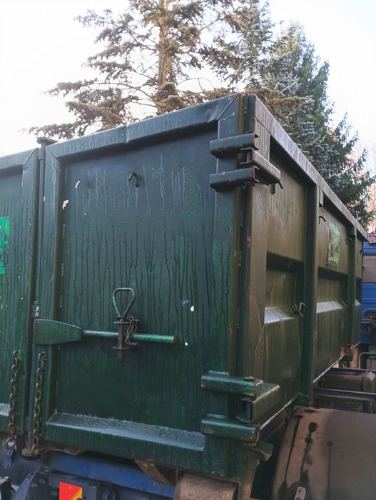 Wynajem kontener na gruz, drewno karpy, gałęzie.