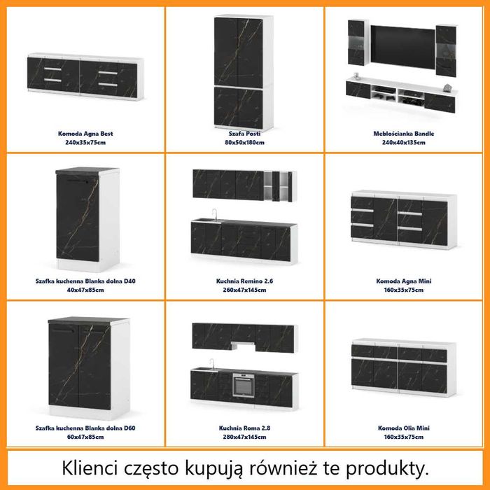 Szafka Pod Telewizor RTV Nowoczesna Quattro 138cm 4 Szuflady Szeroka