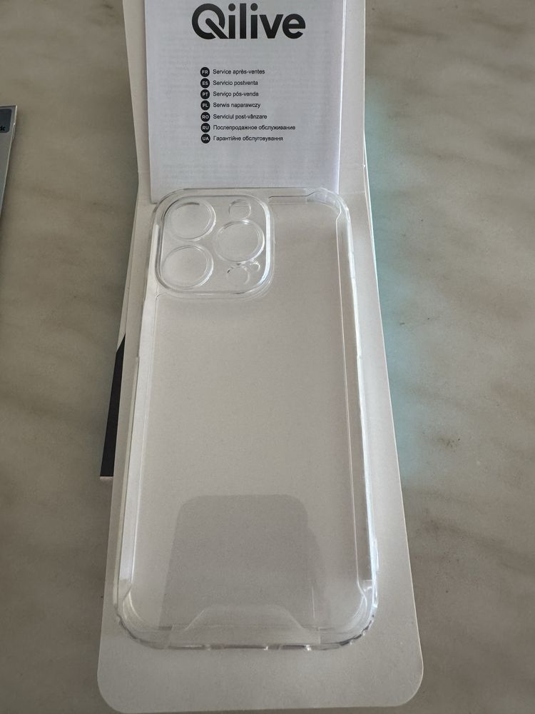 Capas para iphone 14 pro e película negro