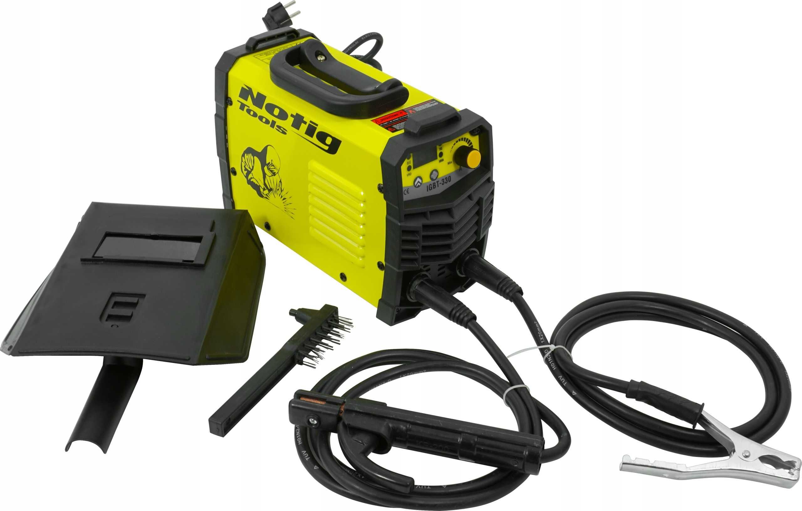 SPAWARKA Inwertorowa Inwerterowa 330A LCD MMA IGBT Maska Szczotka