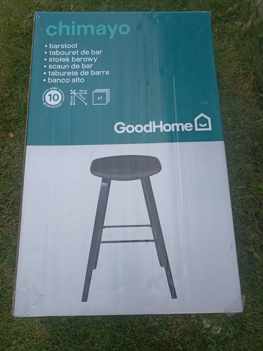 Stołki barowe czarne szt 4