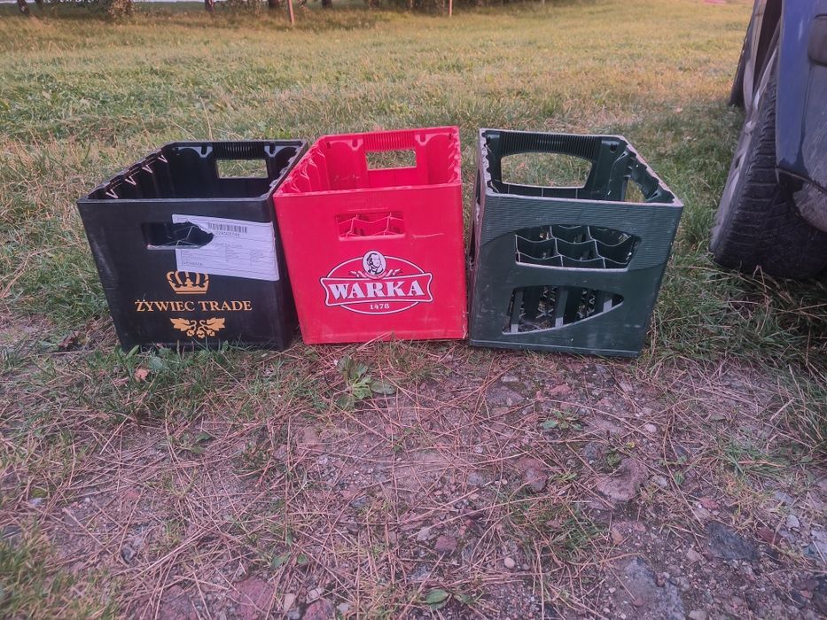 Skrzynki od piwa 3 szt