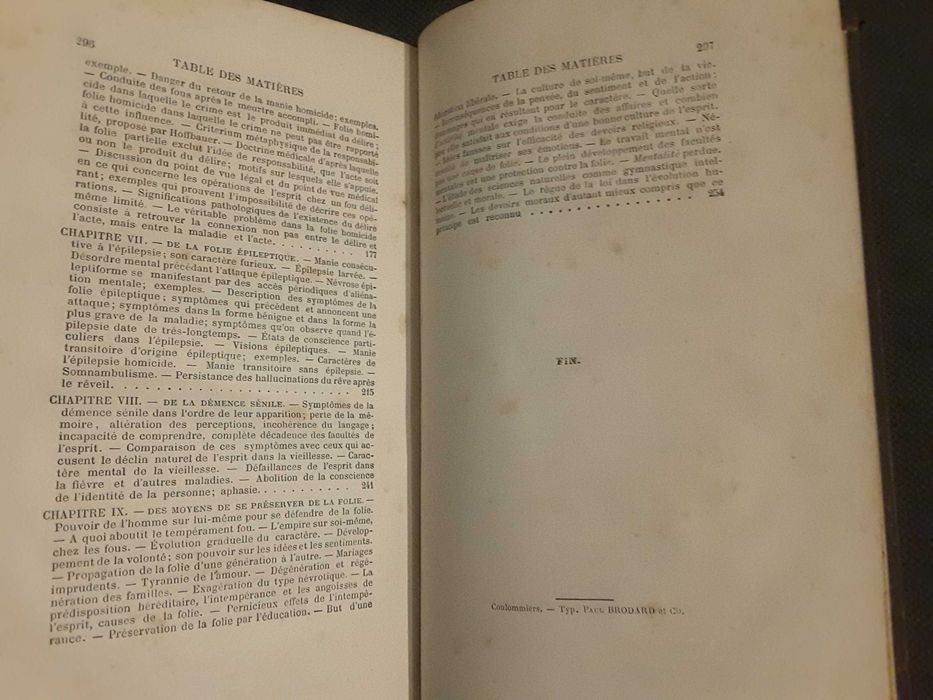 Le Crime et la Folie (1885) / A Banha da Cobra. Prática Psiquiátrica