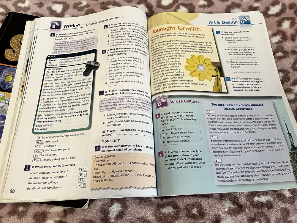 On screen 3, Student’s Book і Workbook