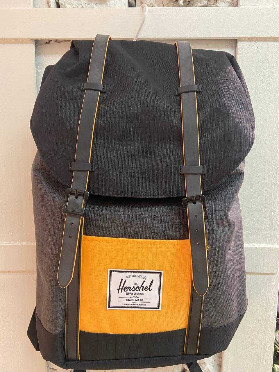 Рюкзак Herschel - Retreat Black Crosshatch/Black/Blazing Orange