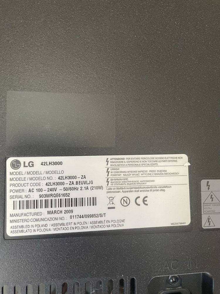 Telewizor LG 42 cale