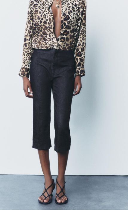 капри zara denim джинсы