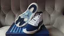 Oryginalne 11 NIKE AIR JORDAN XI UNC WIN LIKE82 45,5 Chicago Bulls NBA