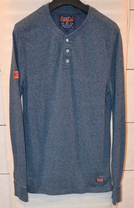 SuperDry Koszulka Damska Długi Rękaw XL Oryginalna Super Stan Bawełna