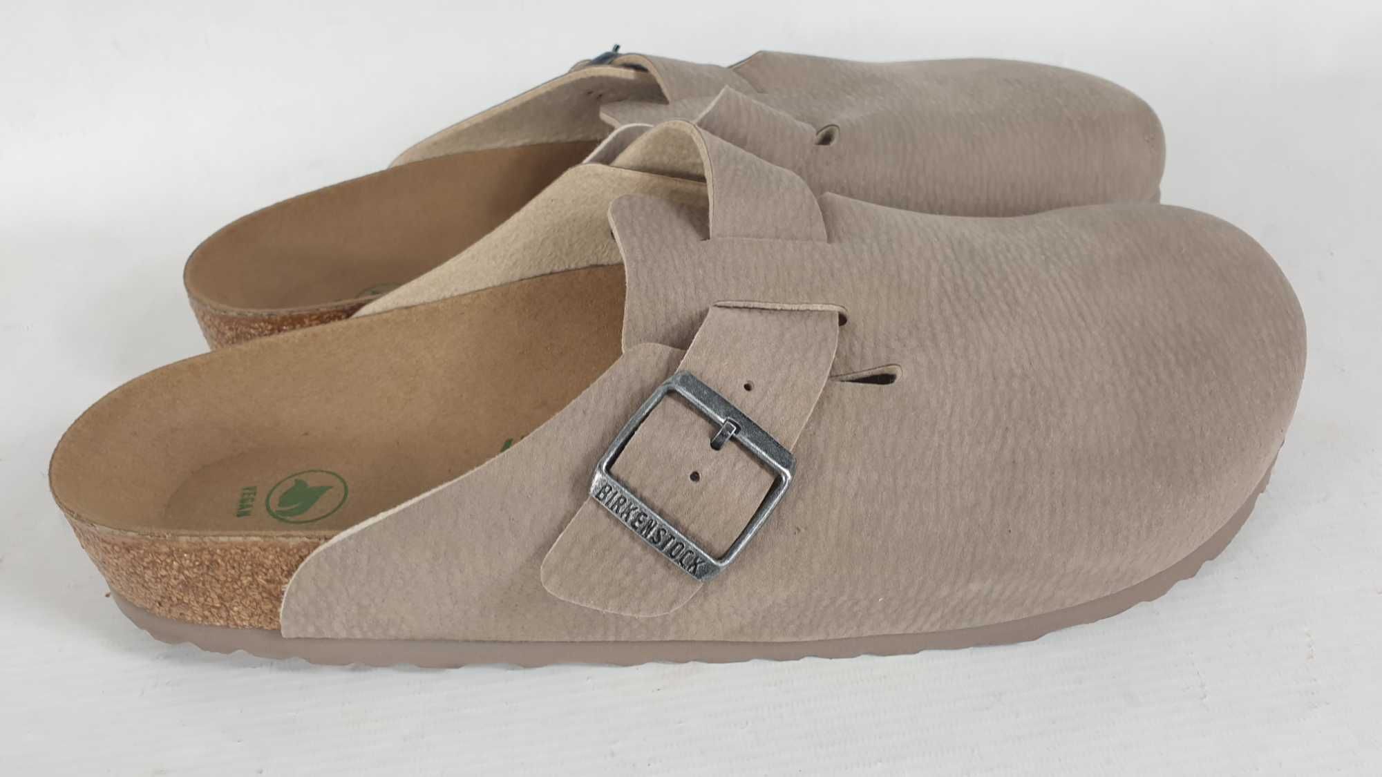 Birkenstock Boston Taupe klapki skórzane  47