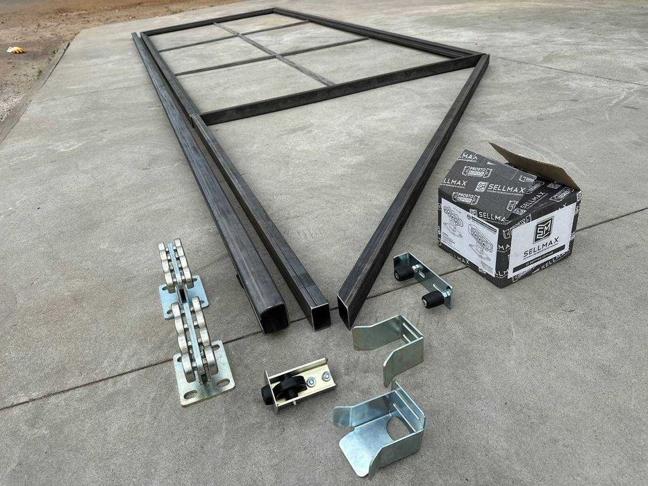 Відкатні ворота Звари Сам | Т-профіль | Каркас воріт | В наявності W3