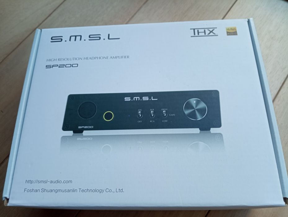 S.M.S.L. SP200 Amplificador auscultadores XLR e THX