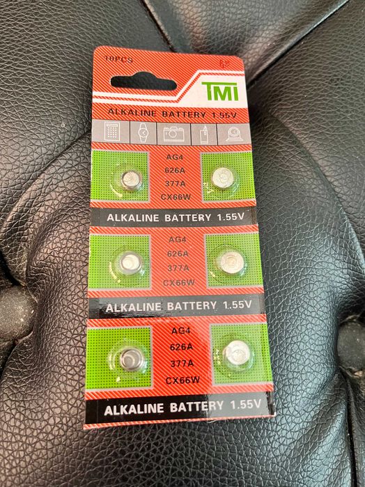 Bateria do zegarków kalkulatorów 1,55V 6 szt komplet