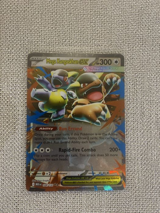Karta pokemon - Mega Kangeskhan EX #104