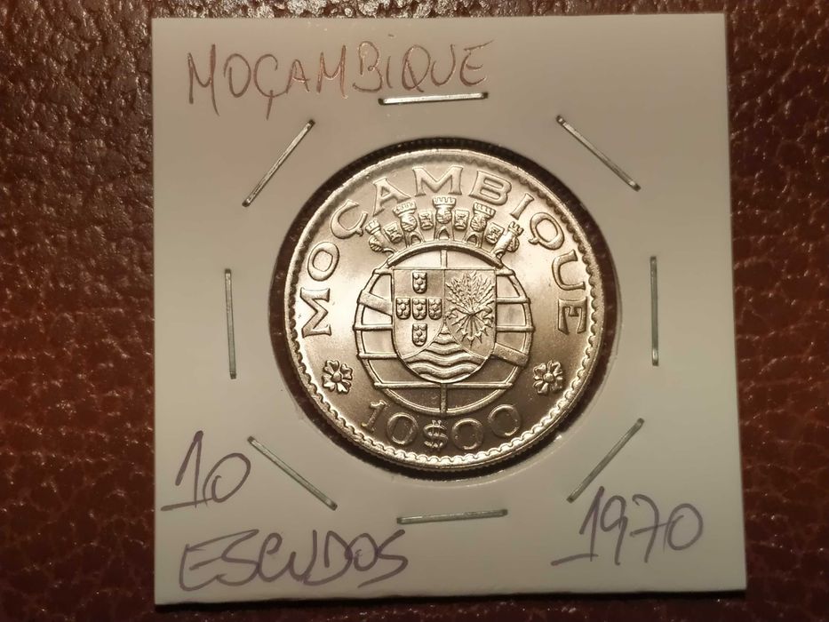 A187 moeda de 10 escudos de 1970 - Moçambique (Ultramar)