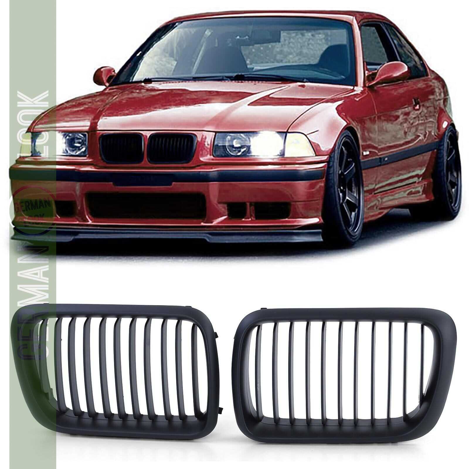 Grelha para BMW Série 3 E36 1996 a 1999 preto fosco