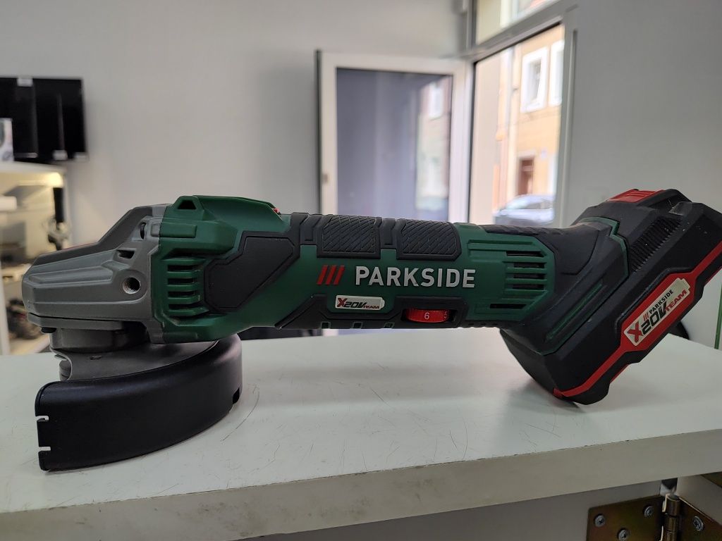 Szlifierka kątowa Parkside PWSA 20-Li D4