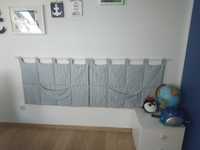 Osłona ściany za łóżko z materiału dla chłopca - DEKORIA roz 90x66 -:)