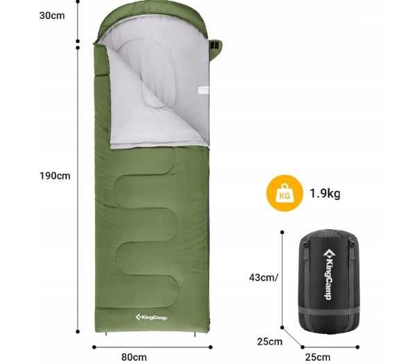 Śpiwór KING CAMP OASIS 350 KS2207L