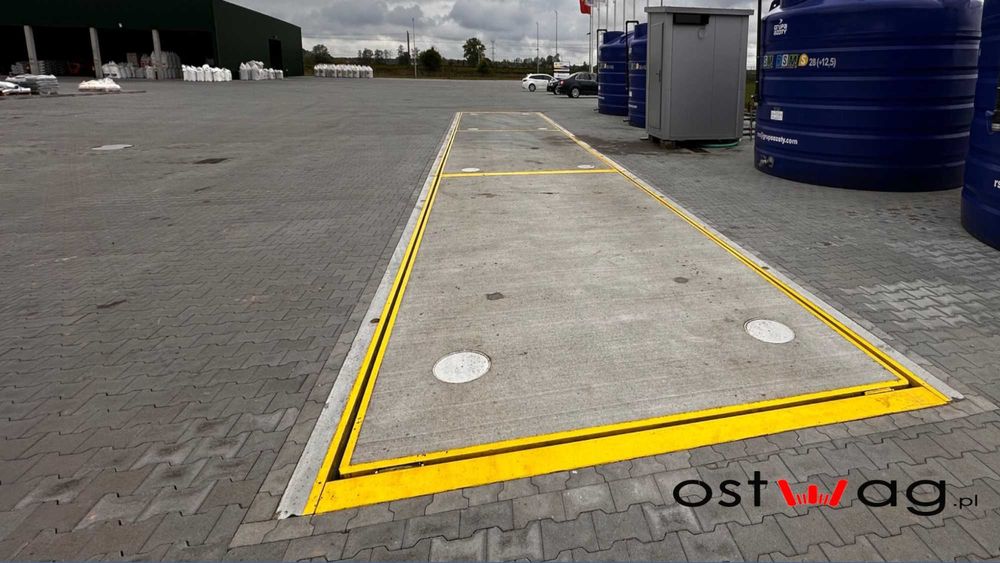 Nowa waga samochodowa betonowa OSTWAG 18mx3m 50/60T