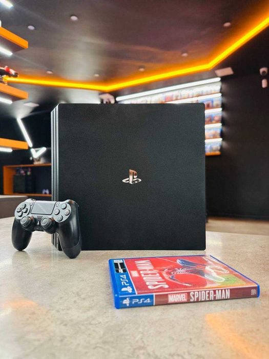 Sony PlayStation 4 Pro 72xx 1tb + гра Spider-Man в подарунок!