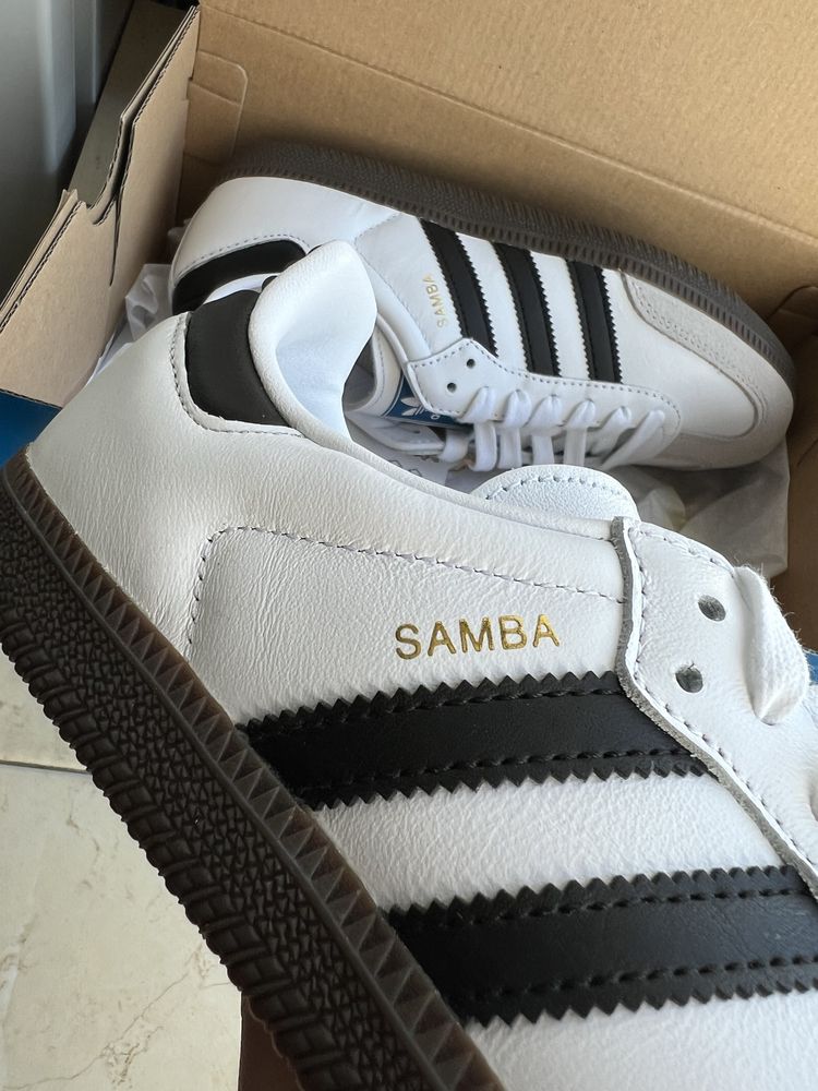 Оригінальні кросівки Adidas Samba OG White