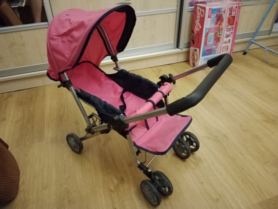 Іграшковий візочок для ляльки