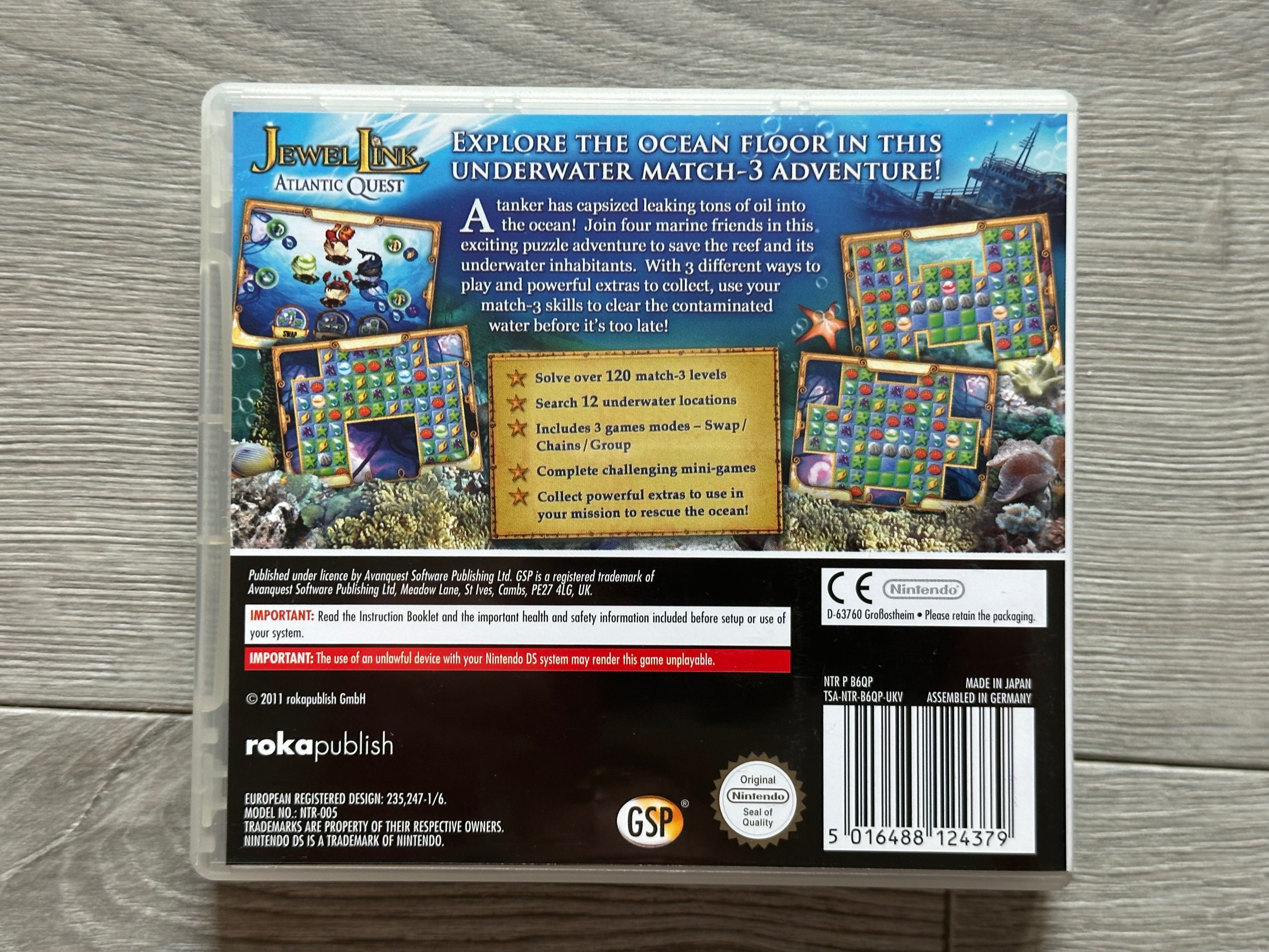 Jewel Link: Atlantic Quest / Nintendo DS