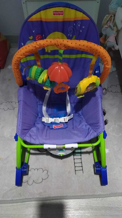 Cadeira baloiço criança fisher price